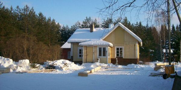 Haus im Schnee